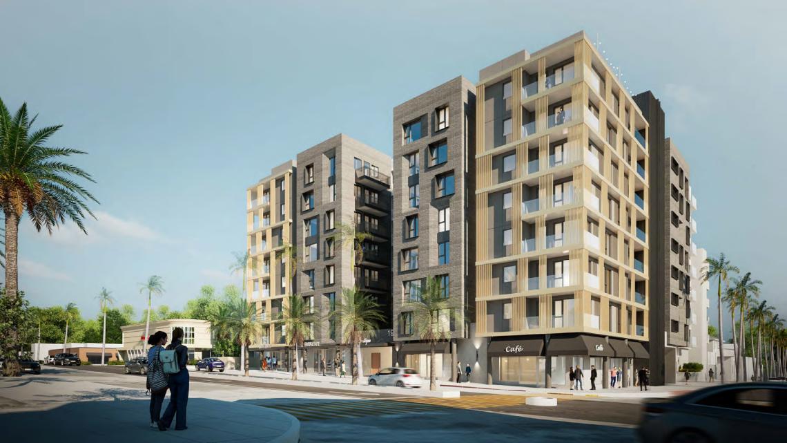 Design tweaks for mixed-use project at 1902 Wilshire Blvd
